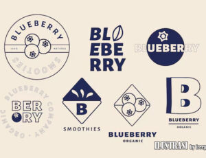 inspirasi desain logo minimalis